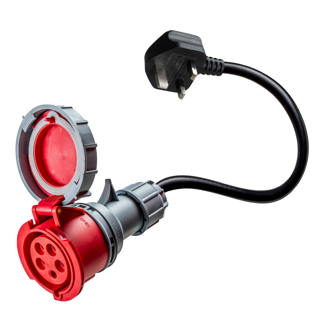 32A 5-polig CEE till typ G för UK-adapter