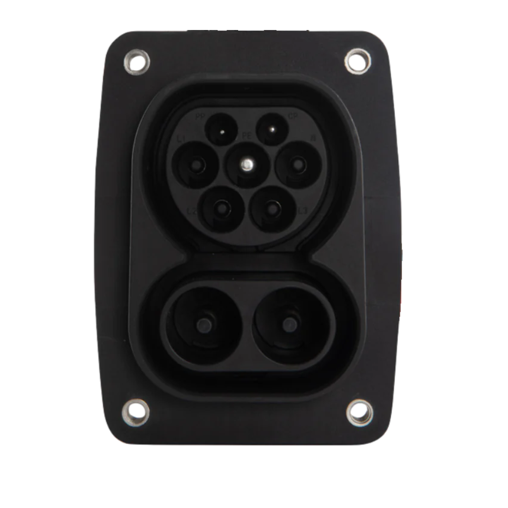 CCS2-uttag för bil | 150A DC | 63A AC