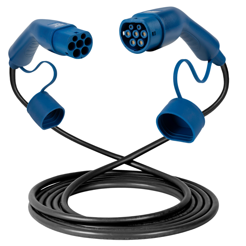 Typ 2 | mode 3 | 32a | 22kW laddkabel