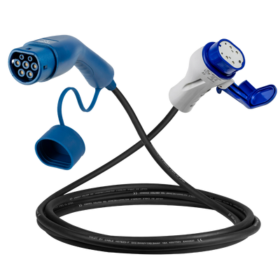 Typ 2 - Typ 3 | mode 3 | 16A | 11kW laddkabel