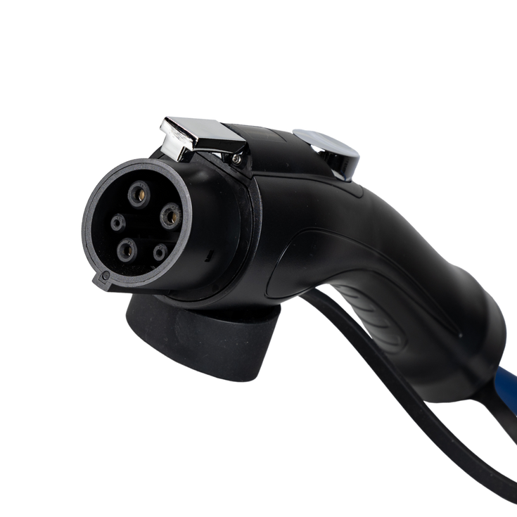 Typ 1 - typ 2 | 1 fas | 32a | 7,4 kW laddkabel