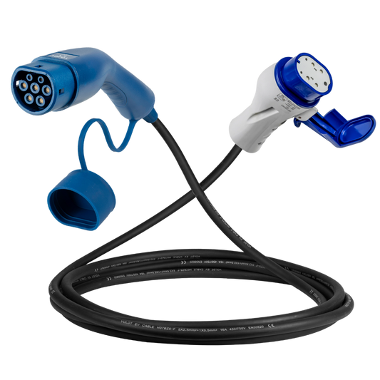 Typ 2 - Typ 3 | mode 3 | 16A | 11kW laddkabel