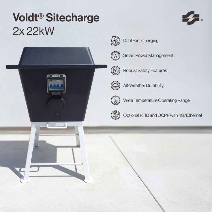 Voldt® Sitecharge | Typ 2 | 2×22 kW