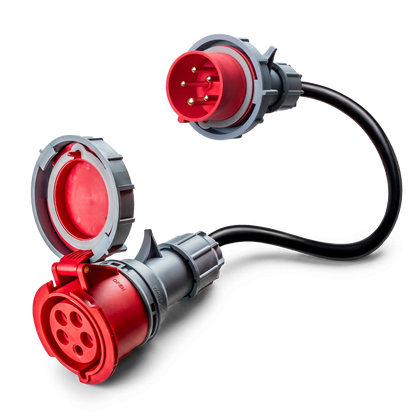 16A 5-polig till 32A 5-polig CEE adapter