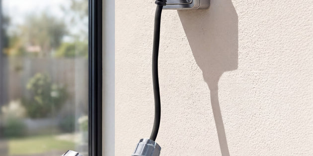 16A 5-polig till Schuko-adapter