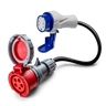 32A 5-polig CEE till Typ 3-adapter