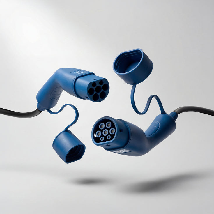 Typ 2 | mode 3 | 32a | 22kW | spiralladdkabel