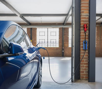 Typ 2 - 32A rött CEE uttag | 3-fas | Justerbar 8A - 32a | 22kW laddkabel