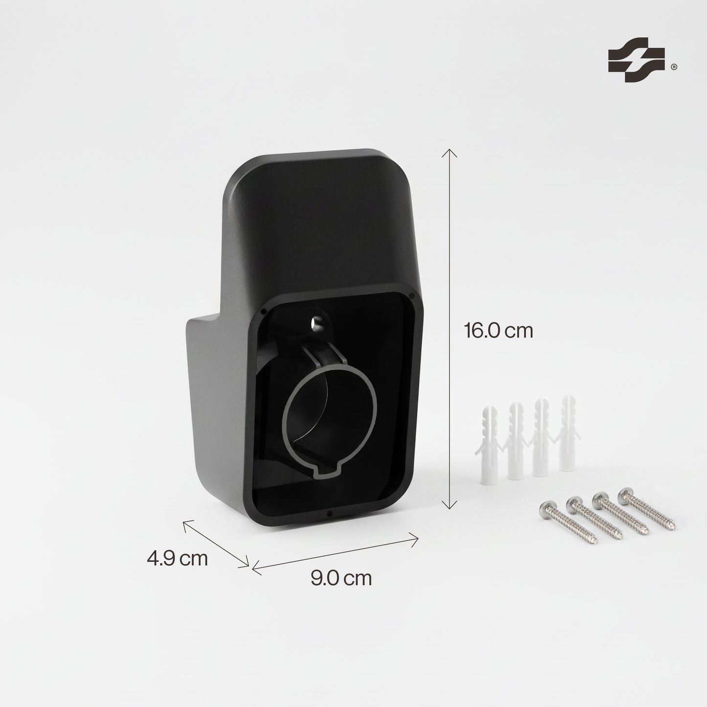 Plugghållare för EV Typ 1-laddkabel