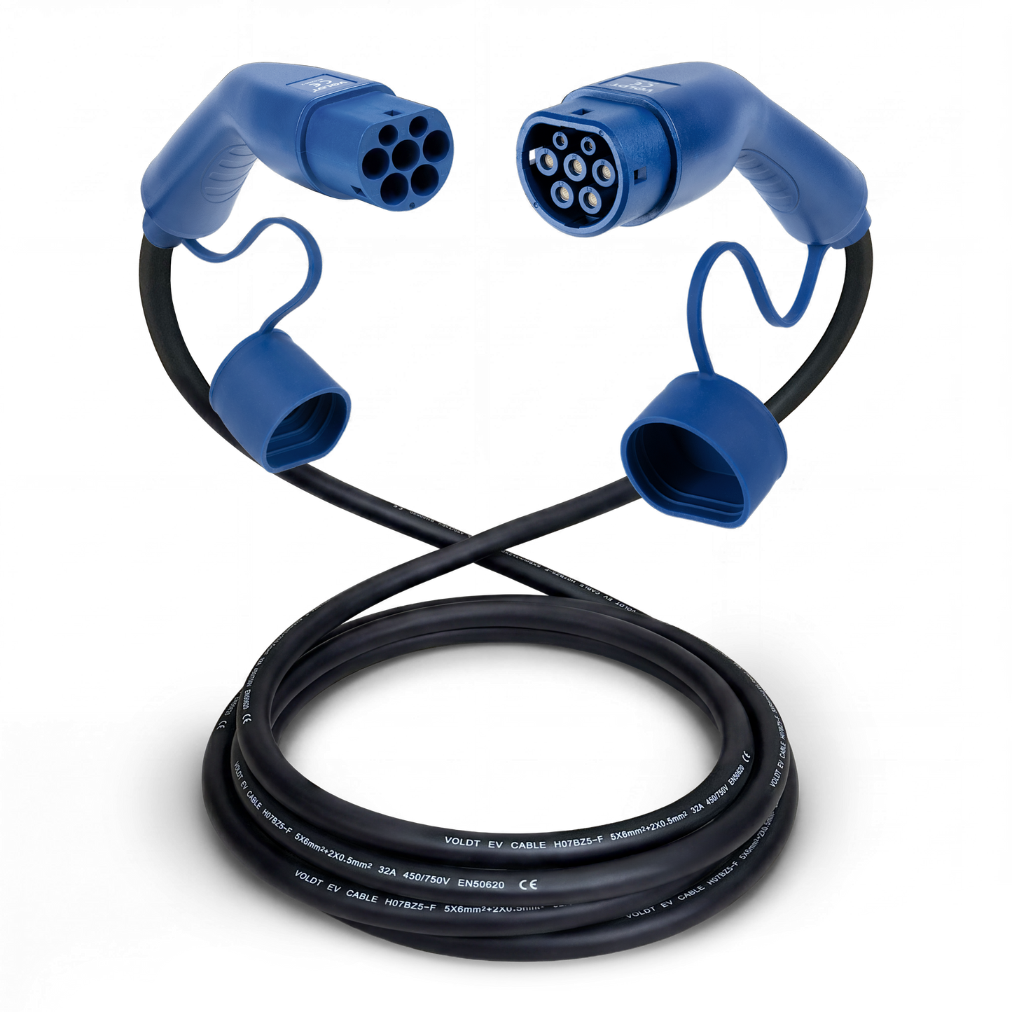 Typ 2 | 1 fas | 32A | 7,4 kW laddkabel