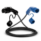 Typ 1 - typ 2 | 1 fas | 16A | 3,7kW laddkabel