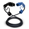 Typ 1 - typ 2 | 1 fas | 32a | 7,4 kW laddkabel