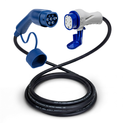 Typ 2 - Typ 3 | mode 3 | 32a | 22kW laddkabel